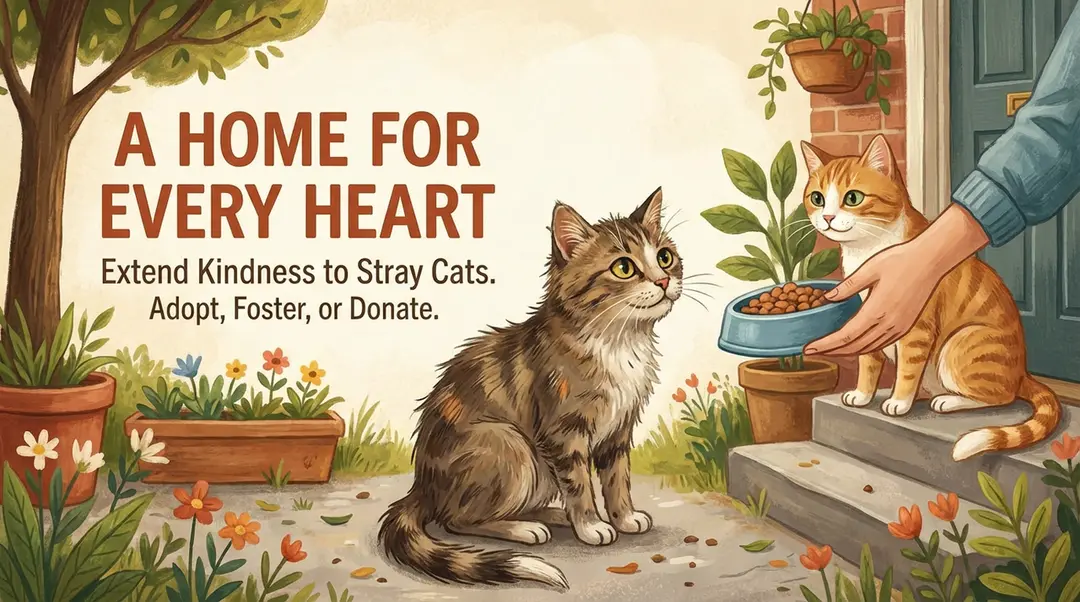 Caring for stray cats poster