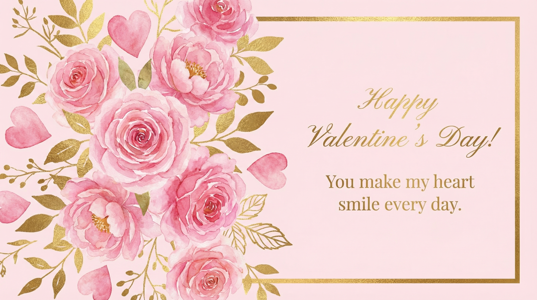 Happy Valentines Greeting Card