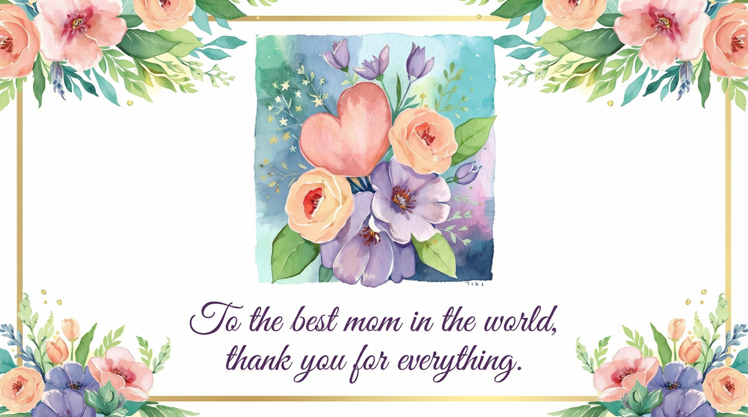 Mother s day greeting card