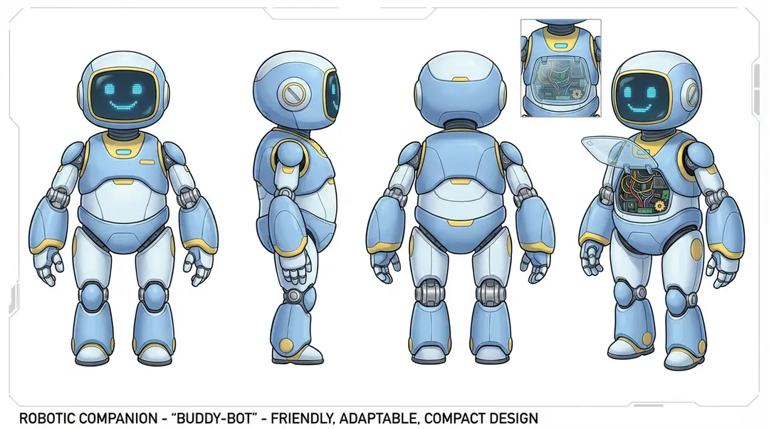 Robot character design