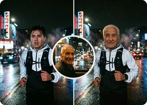 Face swap picture - professional headshot