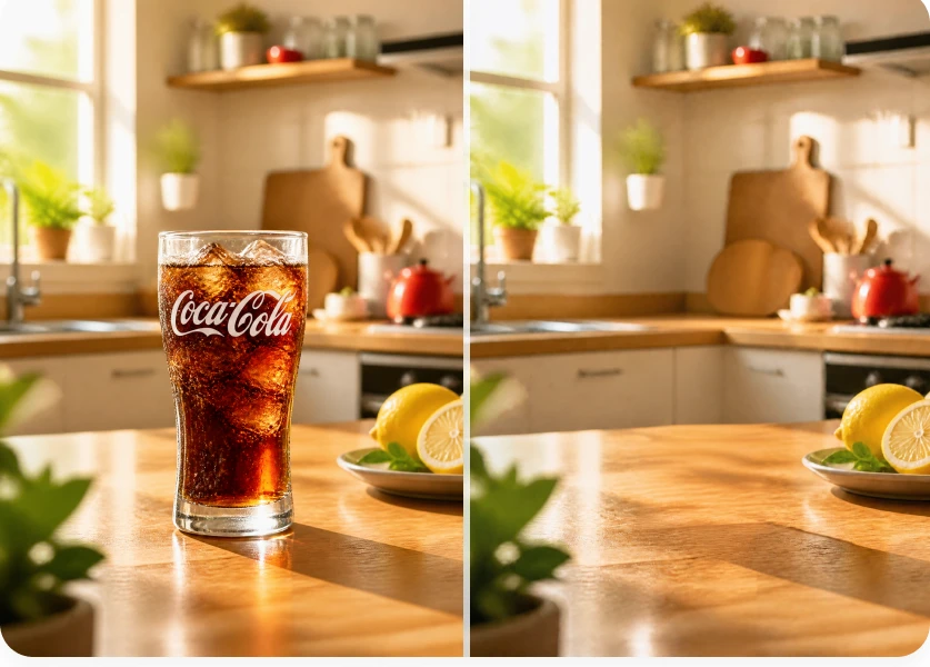 AI Object Remover before and after example 2